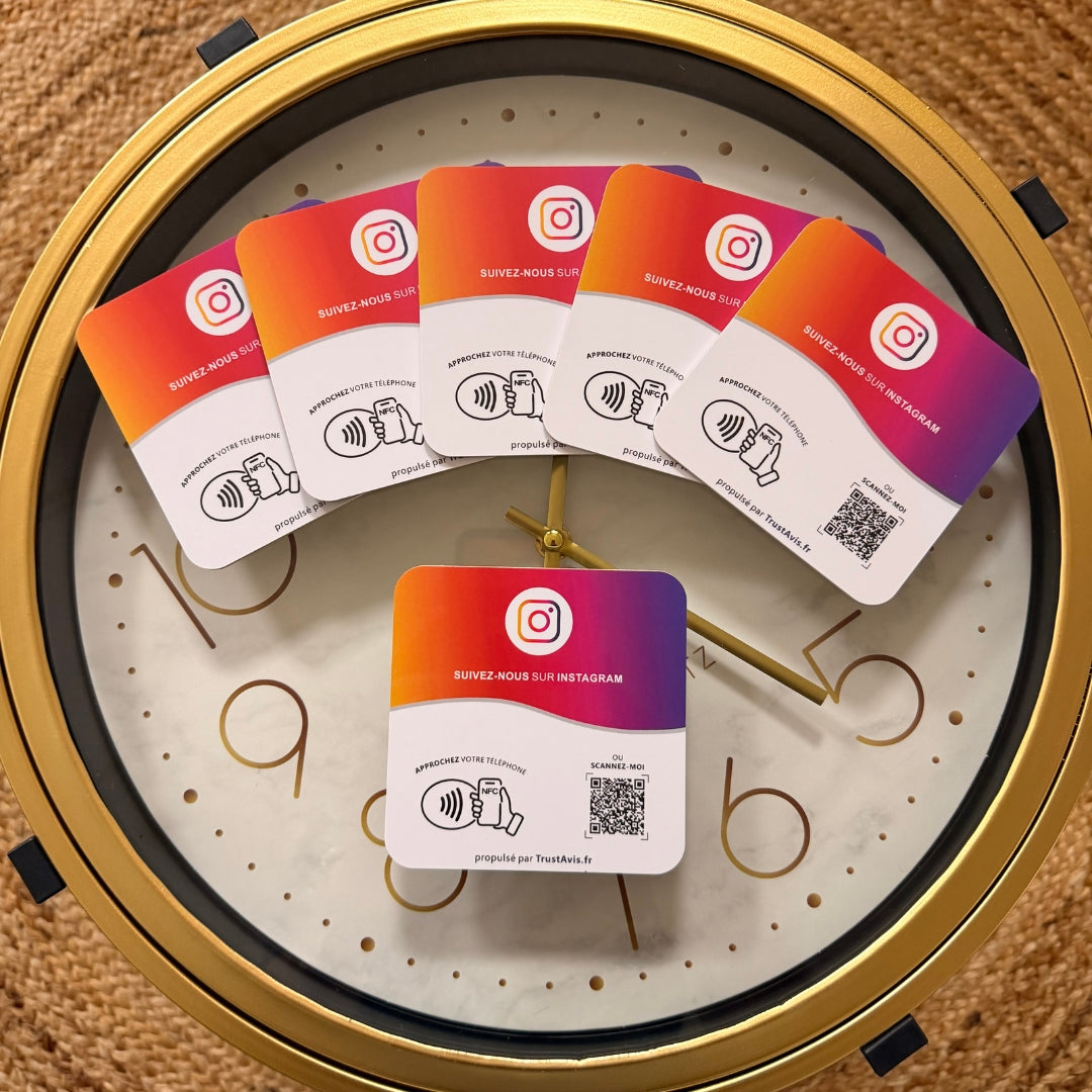Plaque NFC Instagram