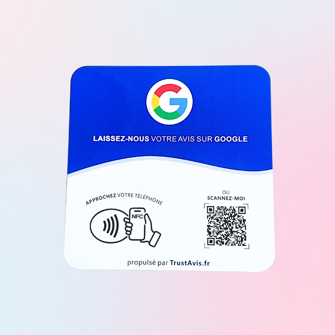 Plaque NFC Google Avis