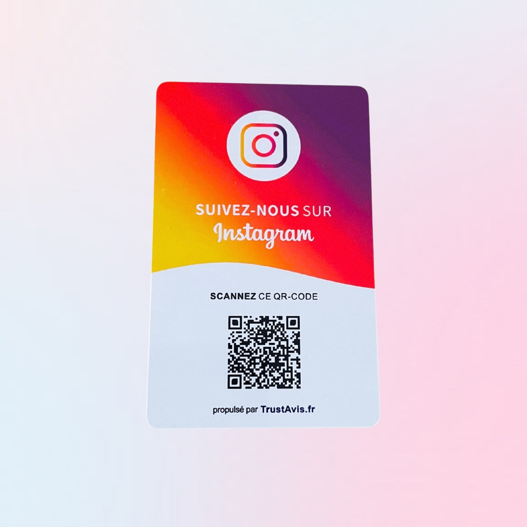 Trust'Card - Carte Instagram NFC