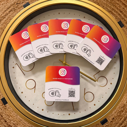 Plaque NFC Instagram