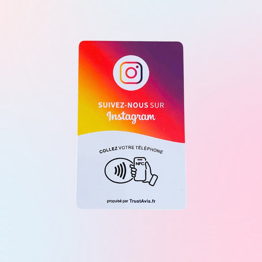 Trust'Card - Carte Instagram NFC