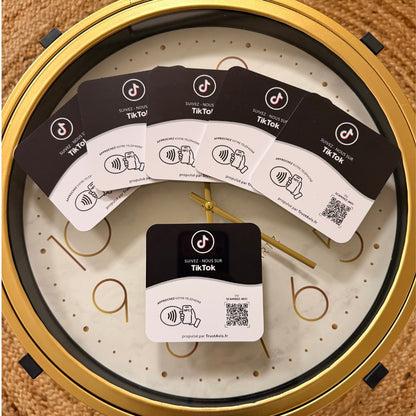 Plaque NFC TikTok