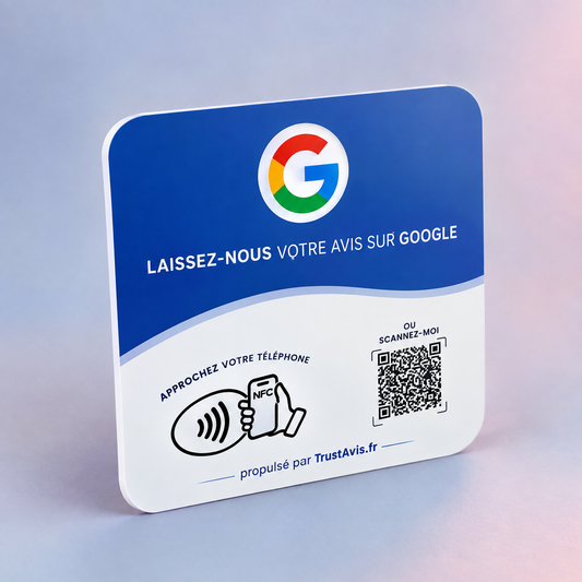 Plaque NFC Google Avis