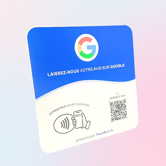 Plaque NFC Google Avis