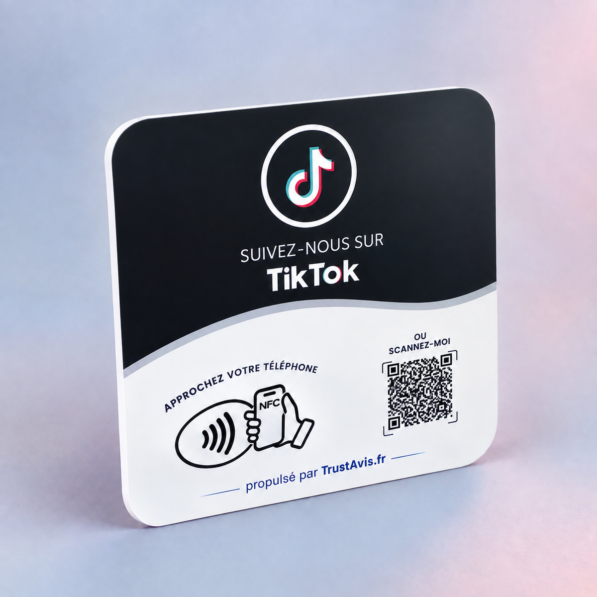 Plaque NFC TikTok