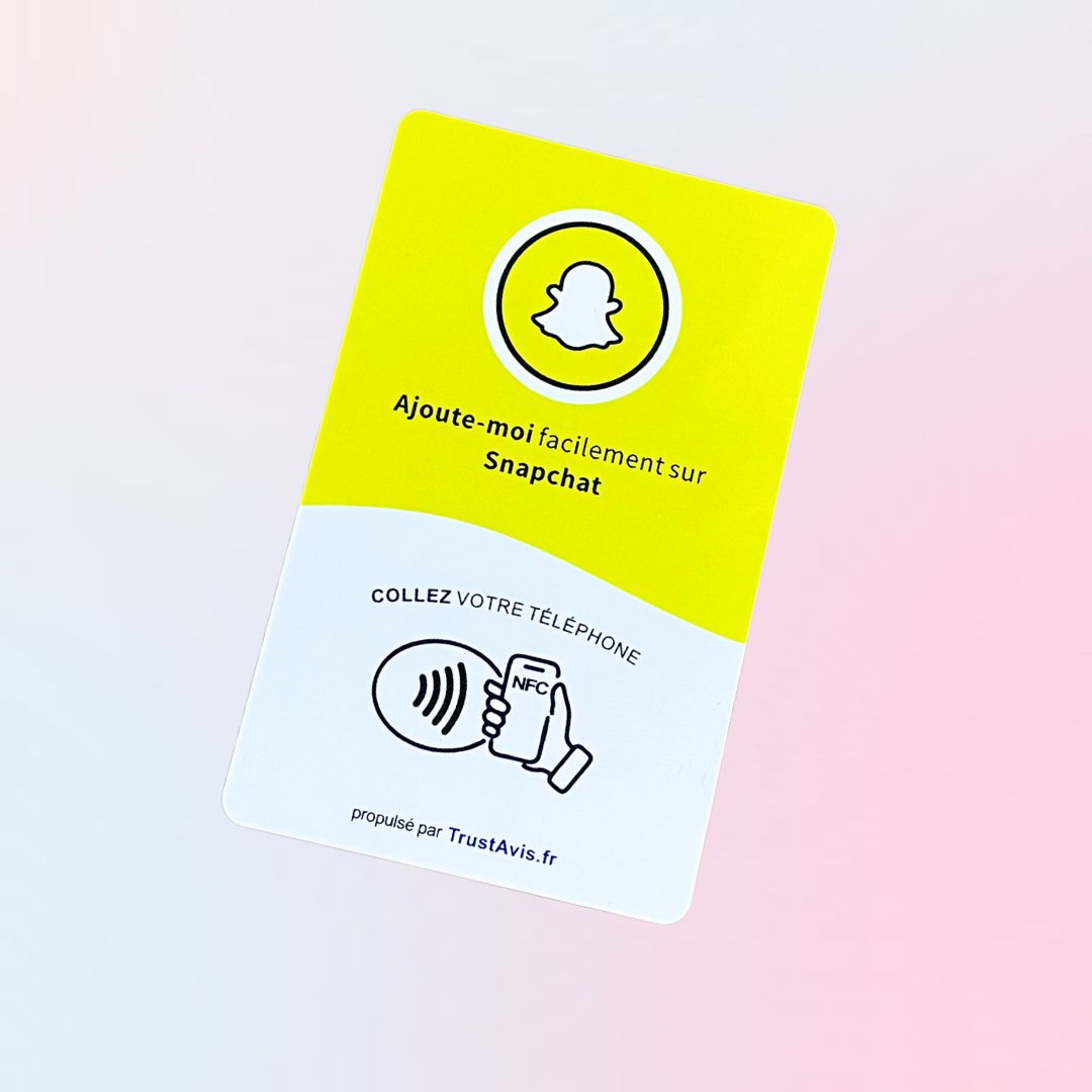 Trust'Card - Carte Snapchat NFC